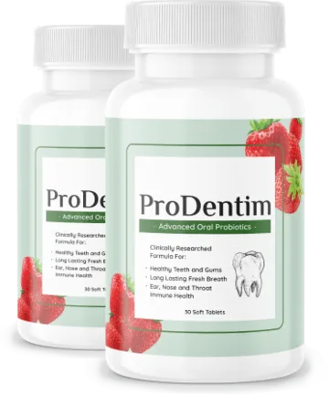 2 bottles of ProDentim, the seller's own bundle photo